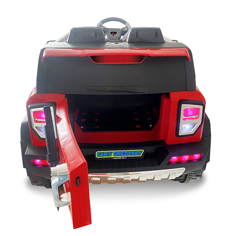 Samy Dıscovery 12 V Akülü Araba Uzaktan Kumandalı 4*2 Kırmızı