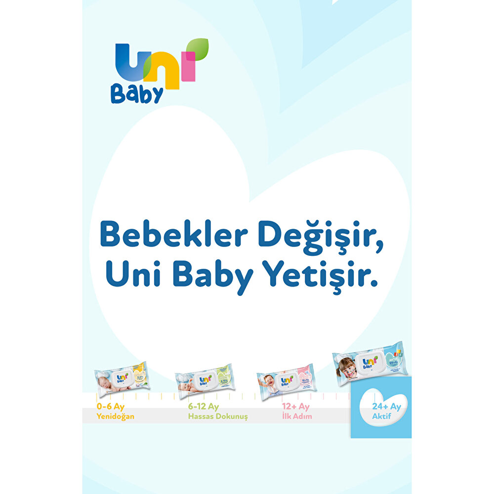Aktif Bebek Islak Mendil 24+ Ay 12x52 Adet
