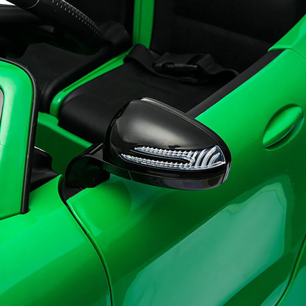 baby toys Mercedes AMG GTR  12 V Akülü Araba Uzaktan Kumandalı 4*2 Yeşil