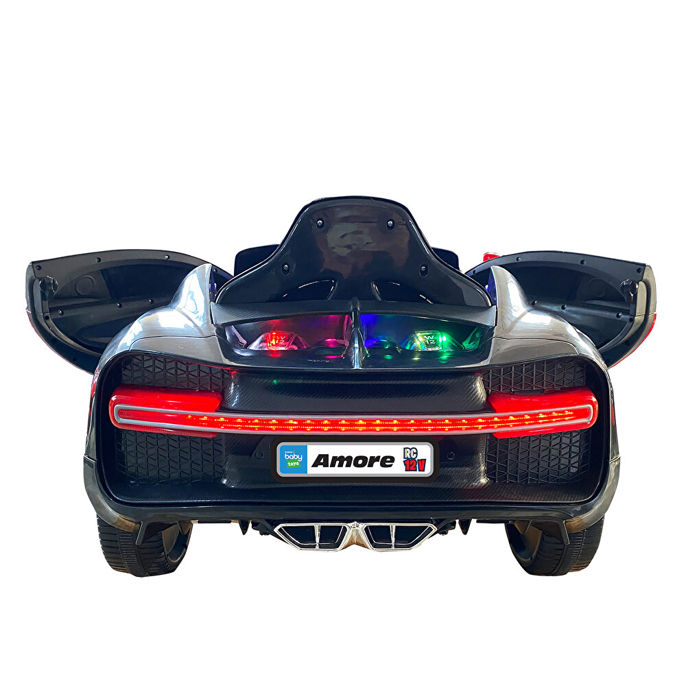Amore 12 V Akülü Araba Uzaktan Kumandalı 4*2 Gri