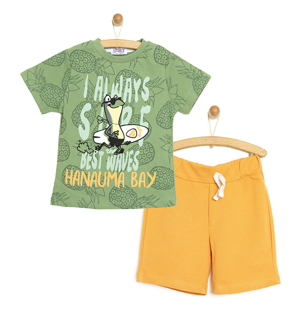 Animals Tshirt-Şort Erkek Bebek