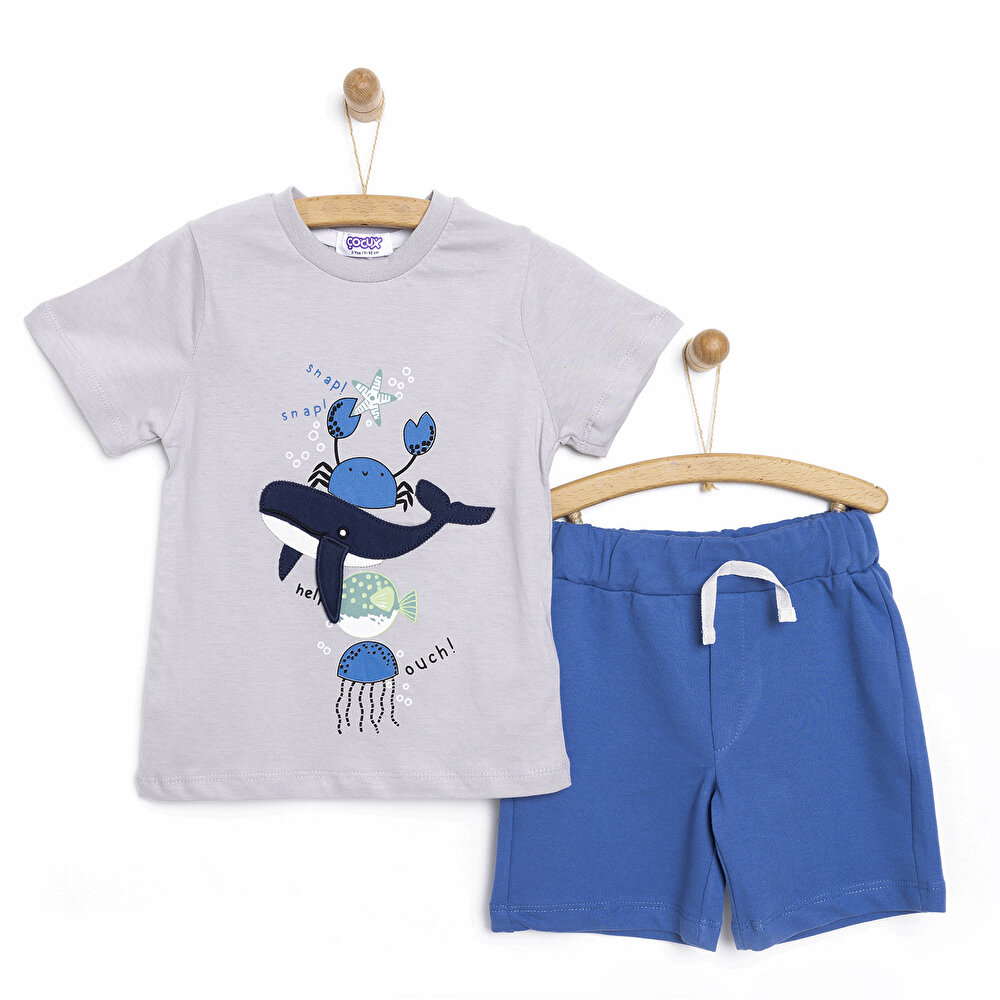Animals Tshirt-Şort Erkek Bebek