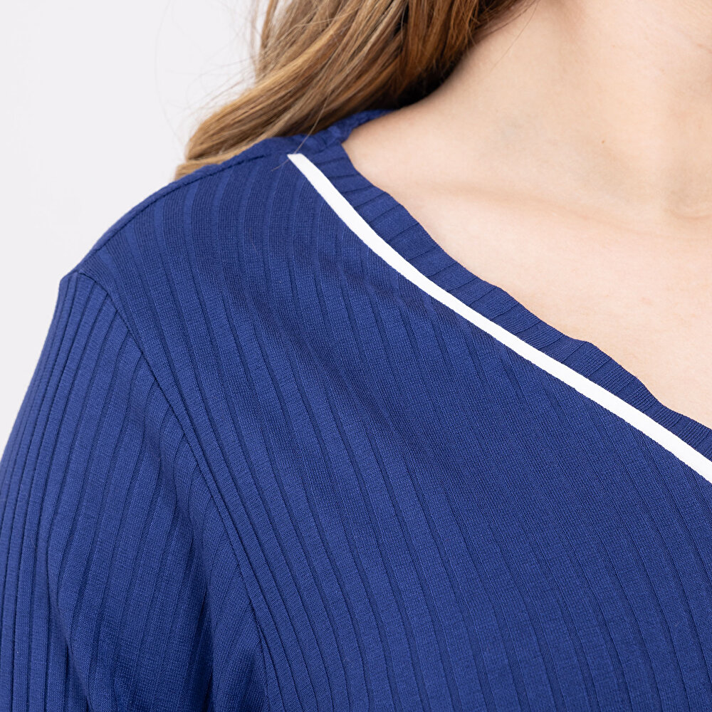 Anne Pijama Takımı Viskon V Yaka