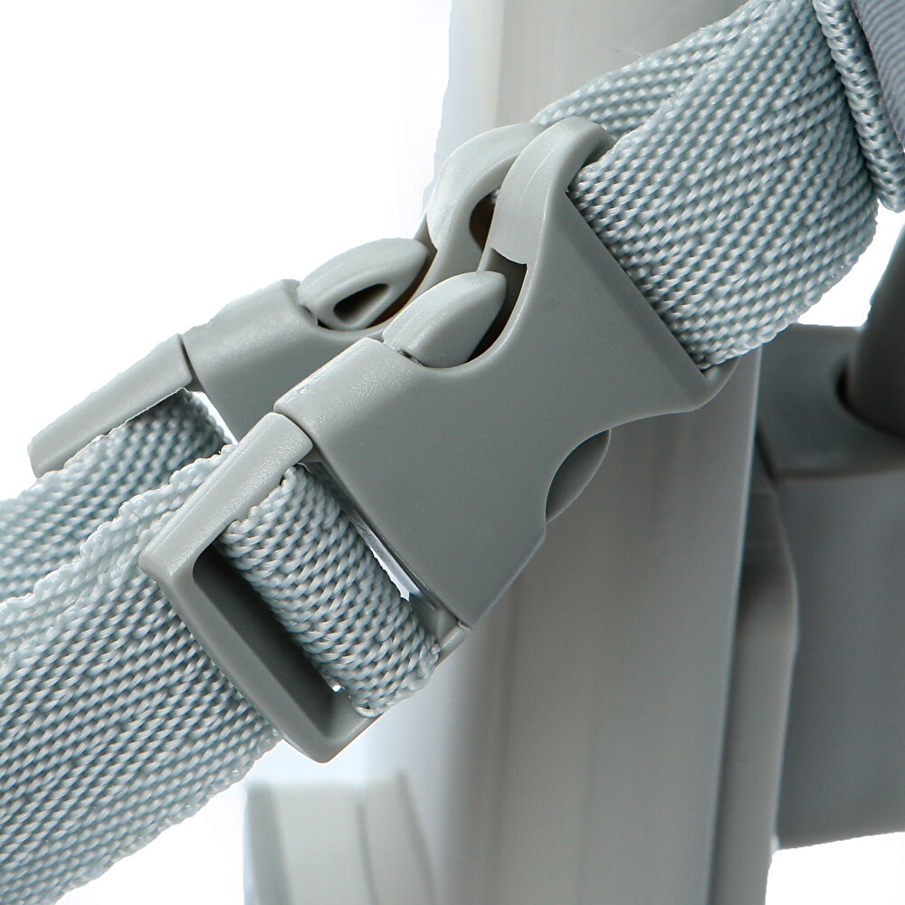 Anne Yanı Asansörlü ve Sallanabilir Bebek Beşiği Gri