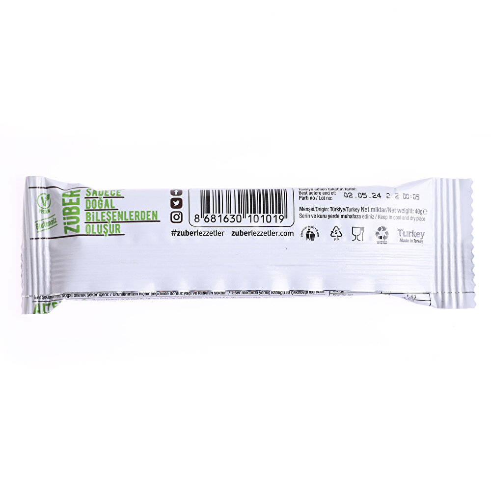 Antep Fıstıklı Kakaolu Meyveli Bar 40 gr
