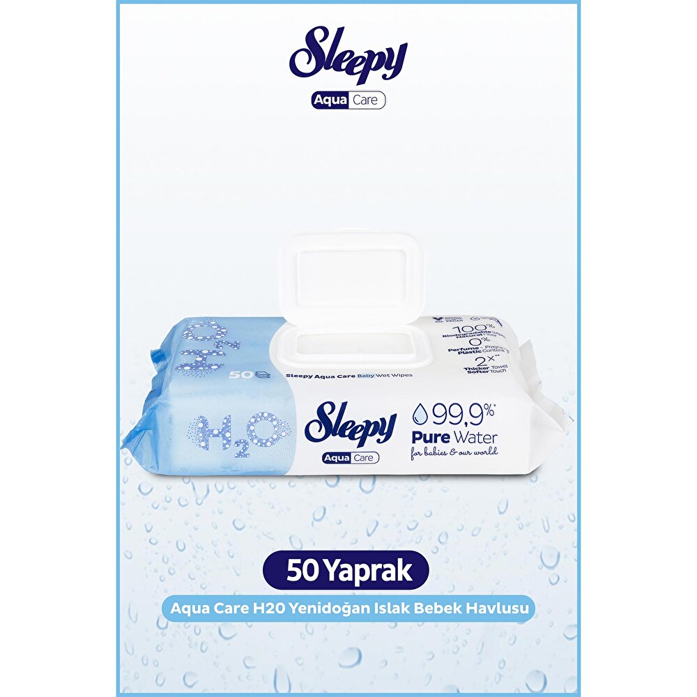 Aqua Care 50'li Islak Mendil