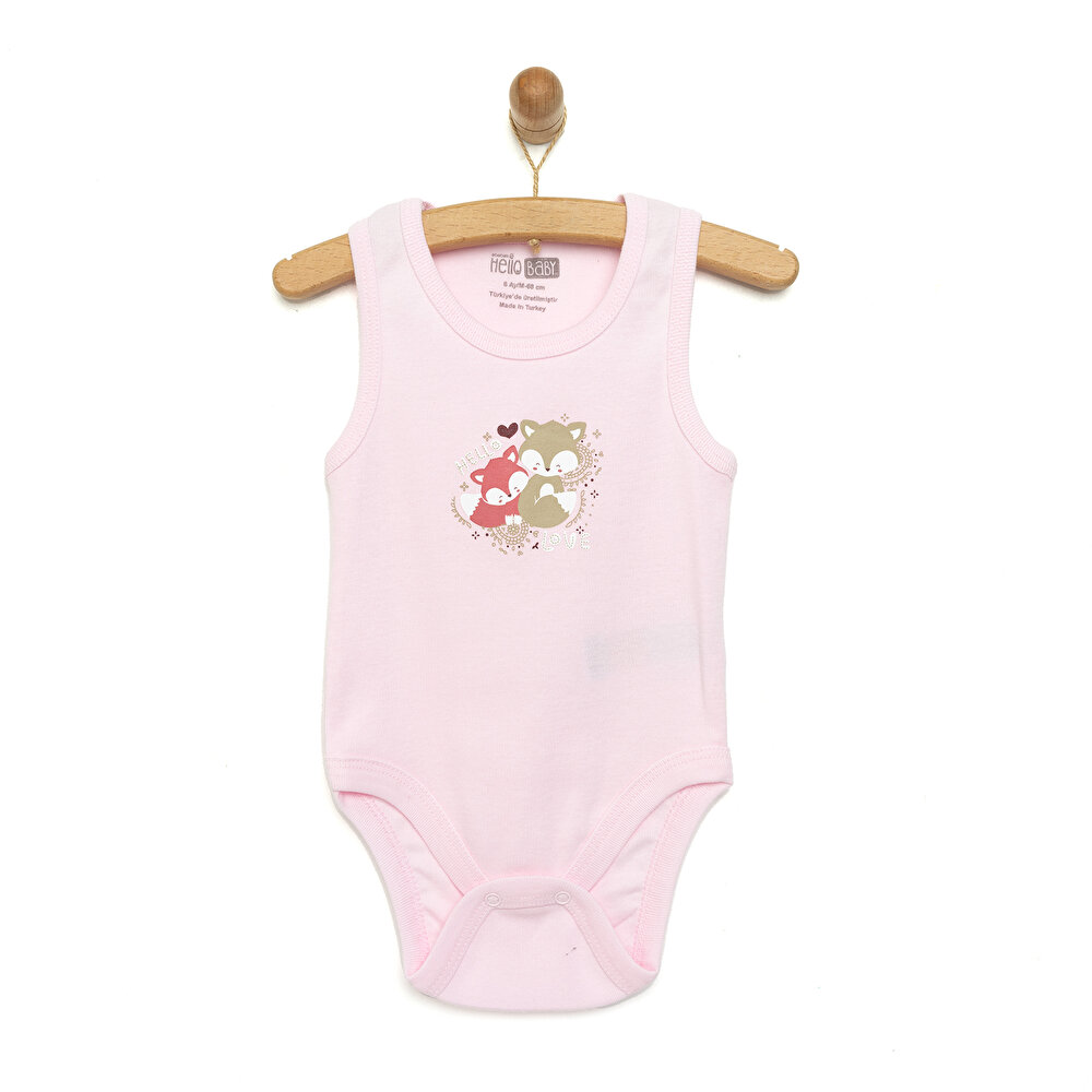 Atlet Body Parça Baskı Kız Bebek