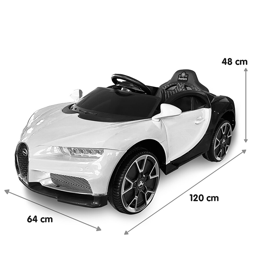 Aventura 12 V Akülü Araba Uzaktan Kumandalı 4*2 Gri