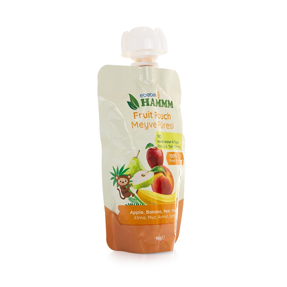 Şeftali Armut Elma Muz Meyve Püresi 90 gr