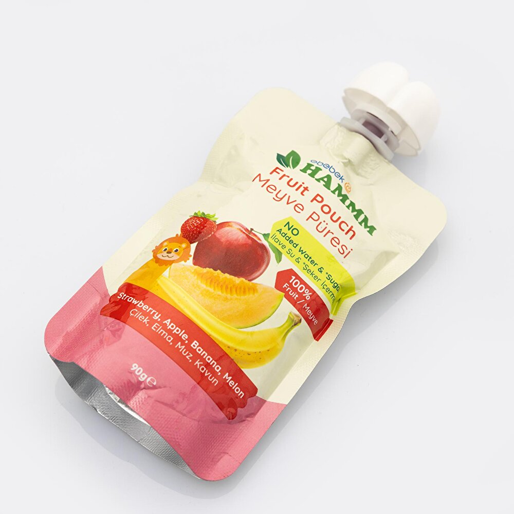 Çilek Kavun Elma Muz Meyve Püresi 90 gr