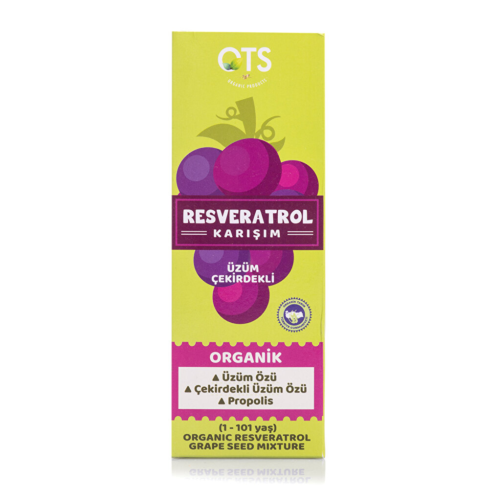 Resveratol Karışım Üzüm Çekirdekli Takviye Edici Gıda