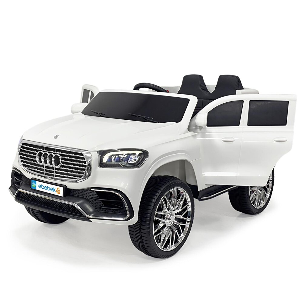 Big Rover Kumandalı Akülü Araba -Beyaz Gt 12v