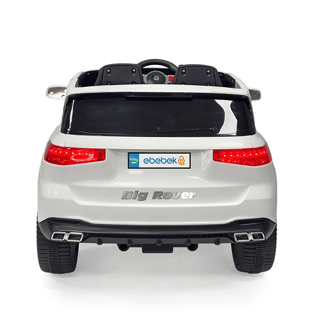 Big Rover Kumandalı Akülü Araba -Beyaz Gt 12v