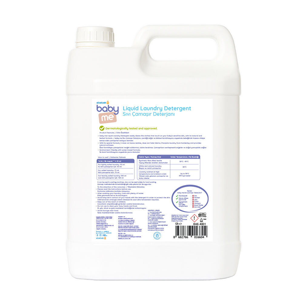 Sıvı Bebek Çamaşır Deterjanı 5000 ml