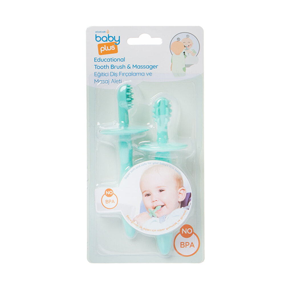Bebek Diş Fırçalamaya Alıştırma ve Masaj Aleti