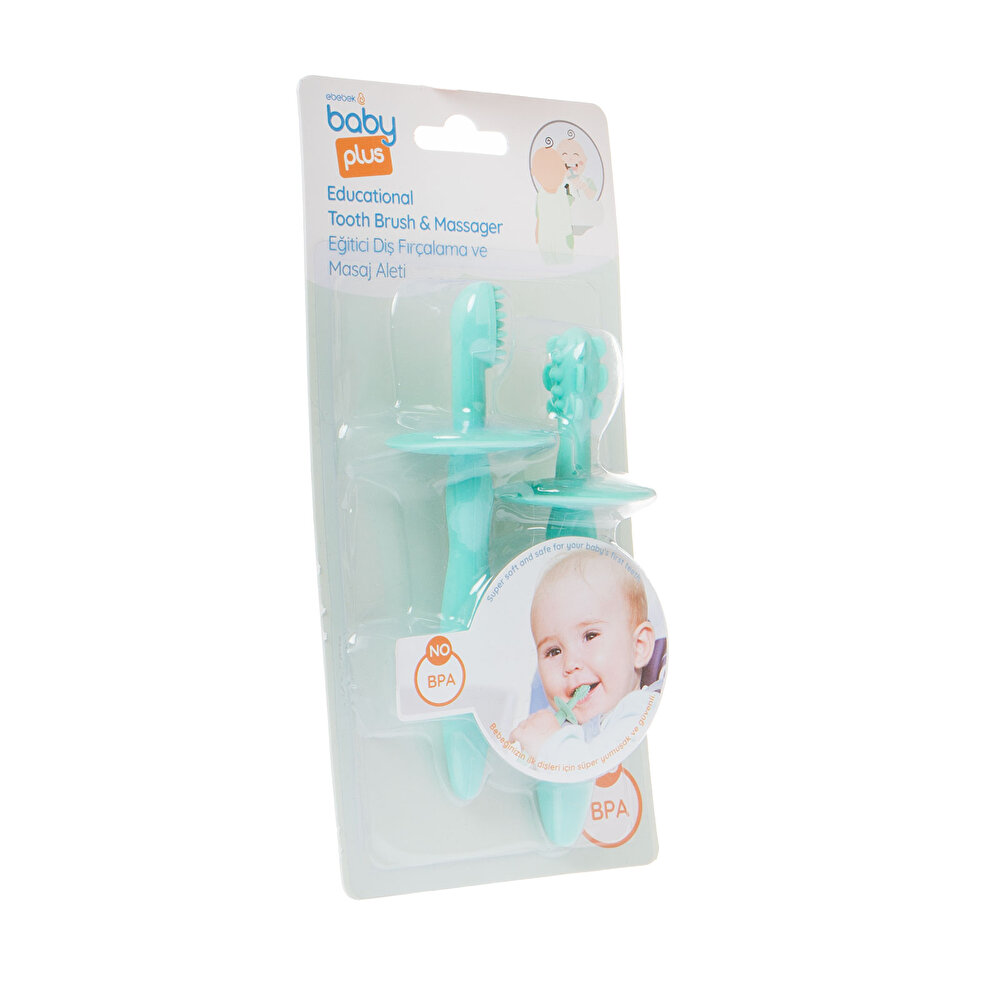 Bebek Diş Fırçalamaya Alıştırma ve Masaj Aleti