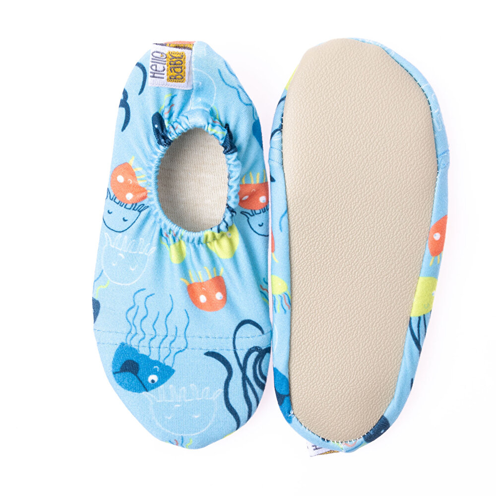 Ahtapot Desenli Deniz Ayakkabısı Erkek Bebek