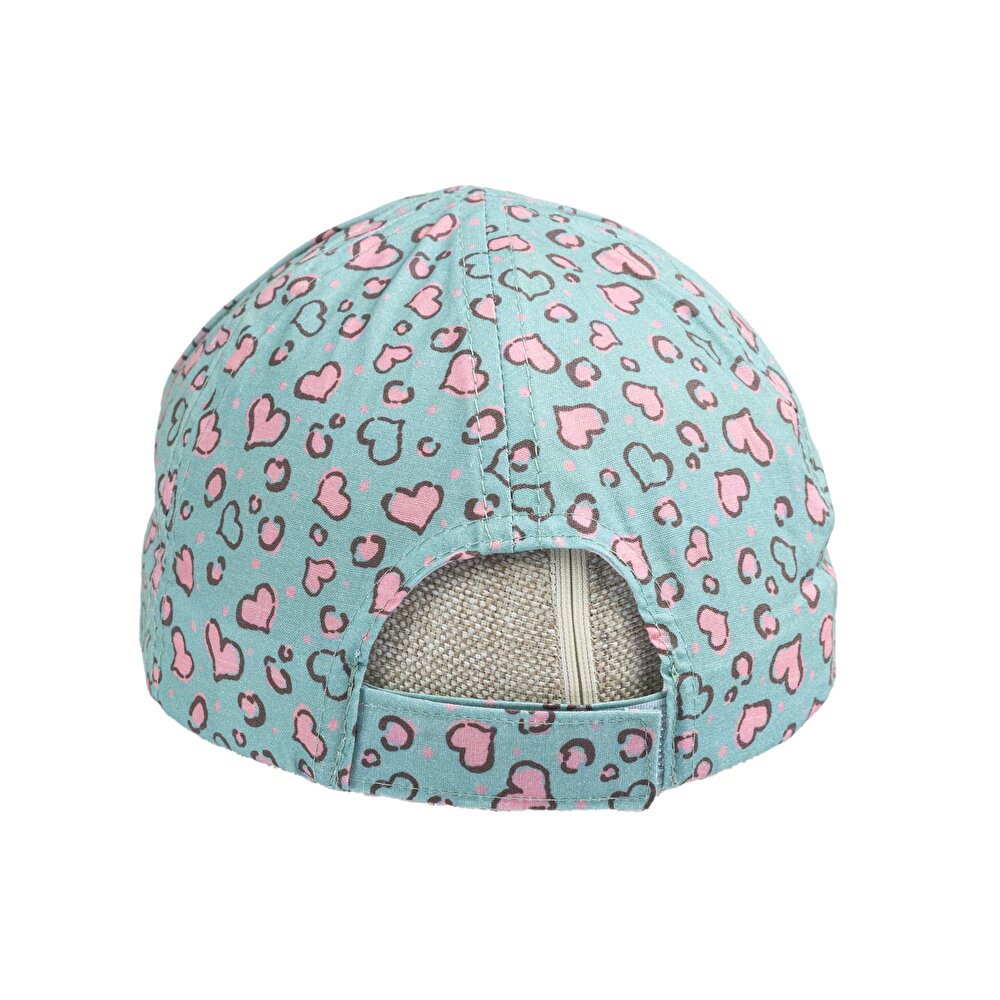 Kalp Desen Kep Şapka Kız Bebek