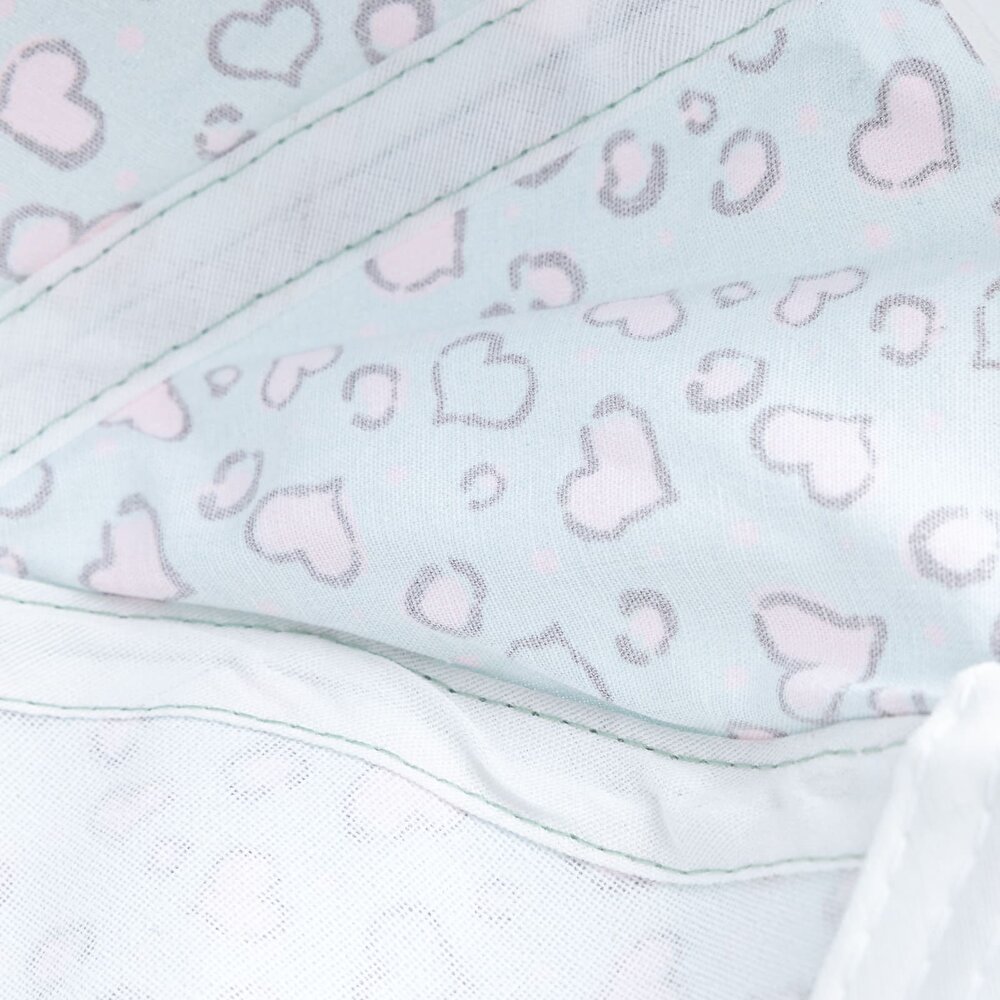 Kalp Desen Kep Şapka Kız Bebek