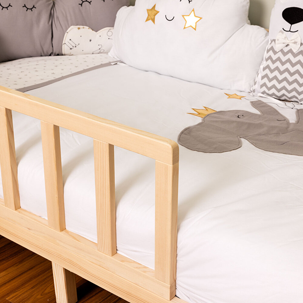 Arkası Çatılı Montessori Karyola 90x190 cm