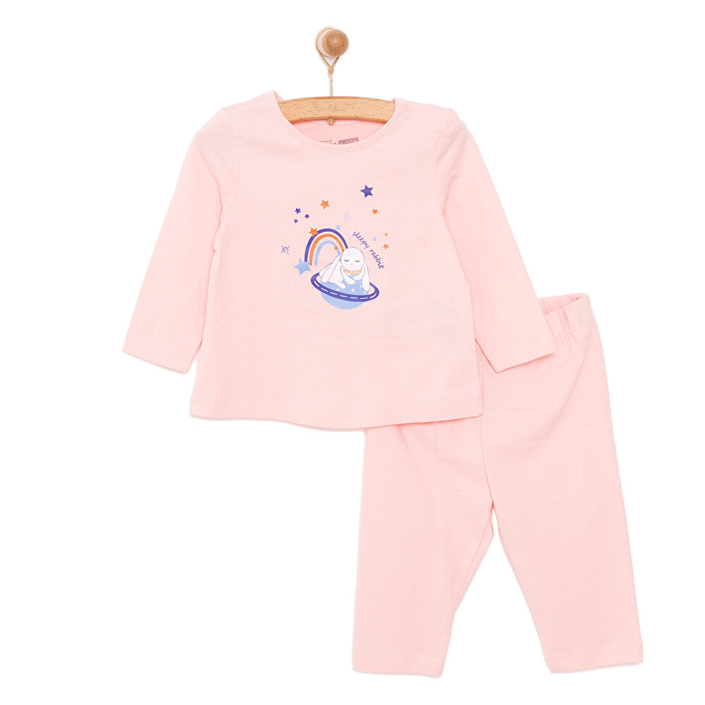 Tavşan Neni Pijama Takımı Kız Bebek