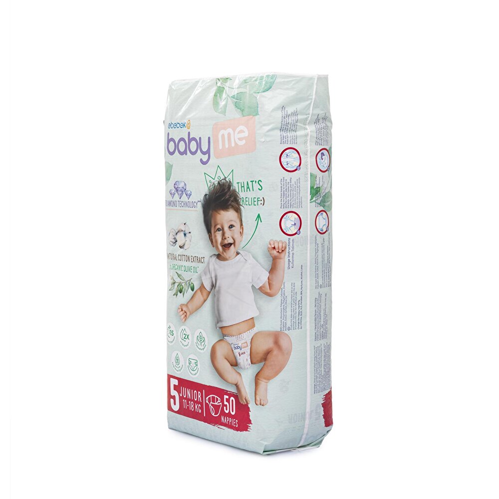 Junior 5 Numara Bebek Bezi 11-18 kg 50 Adet