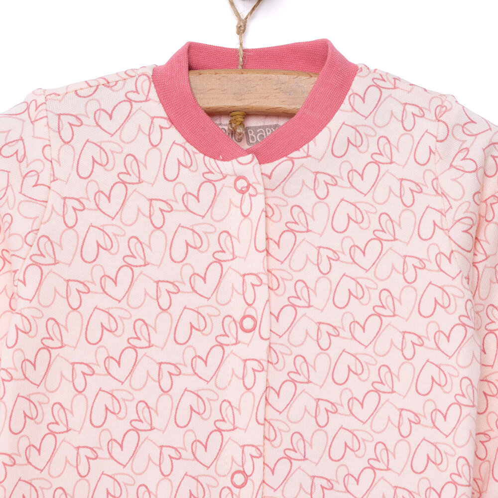 Yenidoğan Kız Patiksiz Tulum Kız Bebek