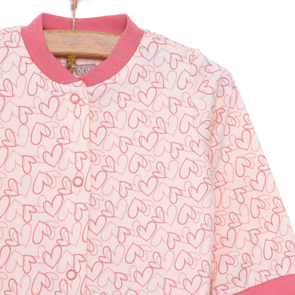 Yenidoğan Kız Patiksiz Tulum Kız Bebek