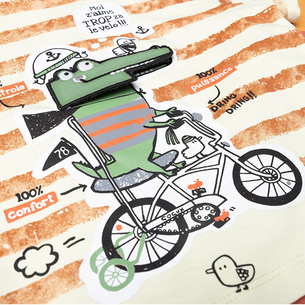 Fun World 3D Erkek Tshirt-Şort Erkek Bebek