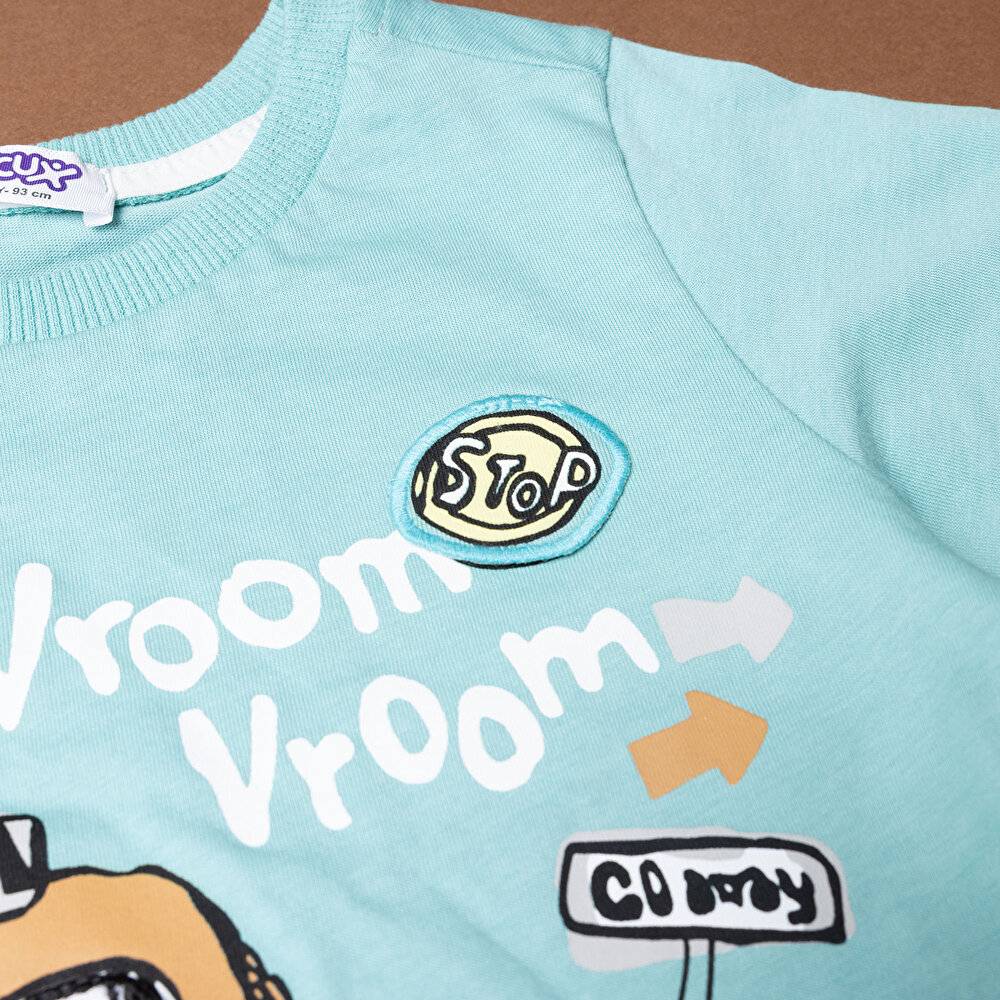 Fun World 3D Erkek Tshirt-Şort Erkek Bebek