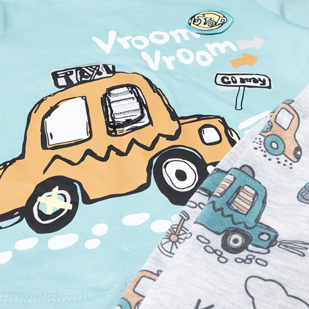 Fun World 3D Erkek Tshirt-Şort Erkek Bebek