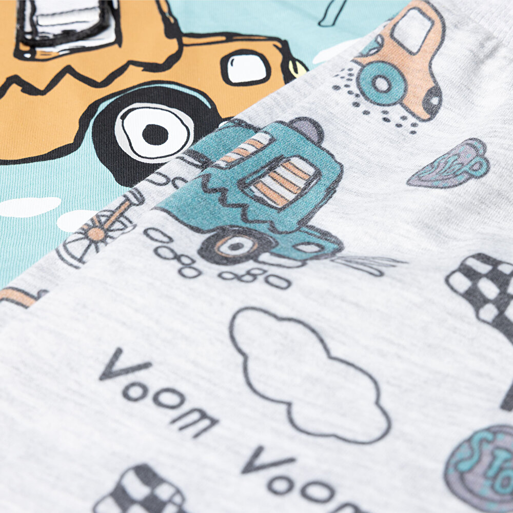 Fun World 3D Erkek Tshirt-Şort Erkek Bebek