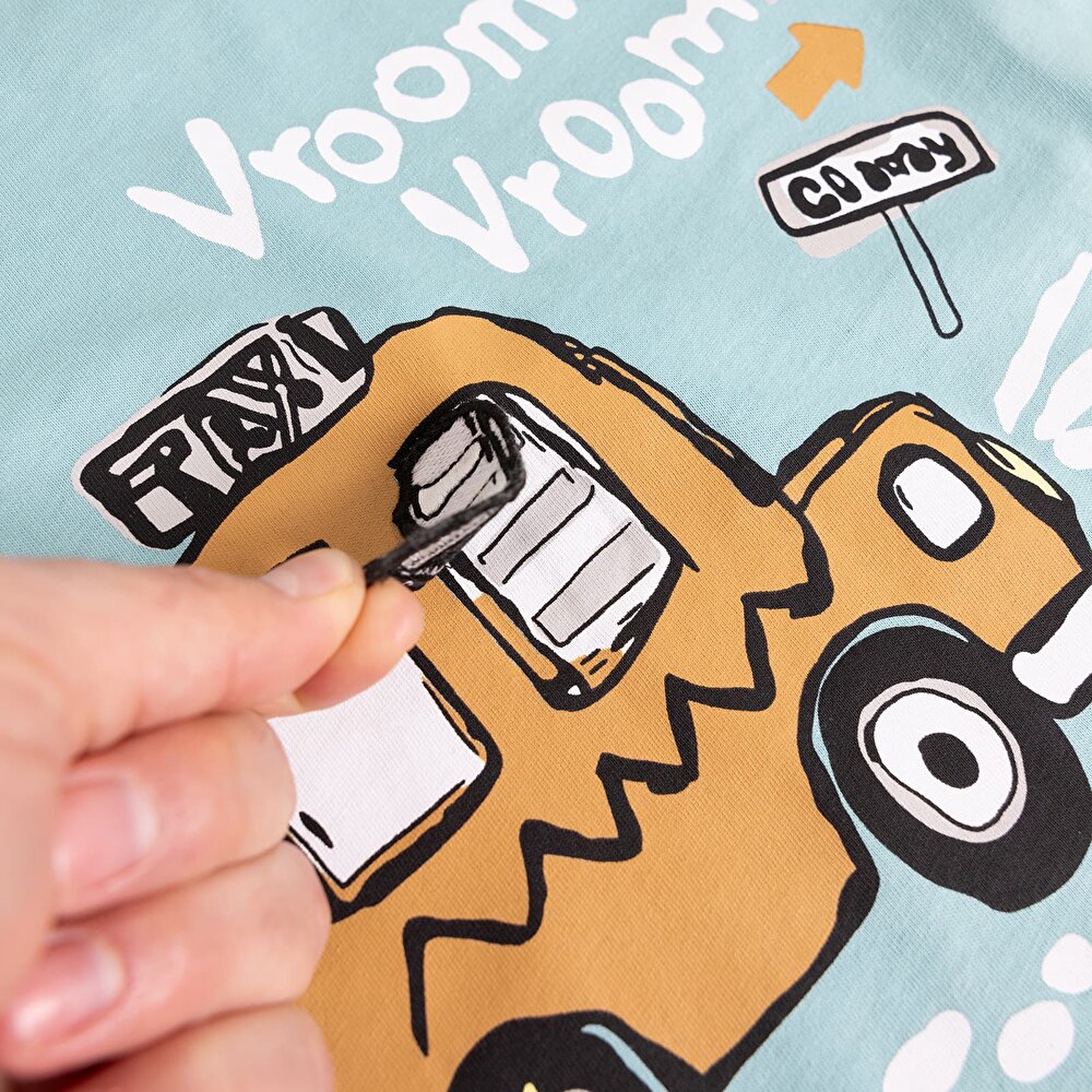 Fun World 3D Erkek Tshirt-Şort Erkek Bebek