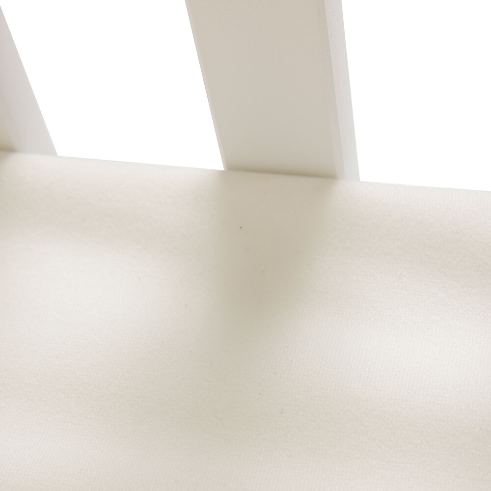 Katlanır ve Tekerlekli MDF Beşik 60x120 Beyaz