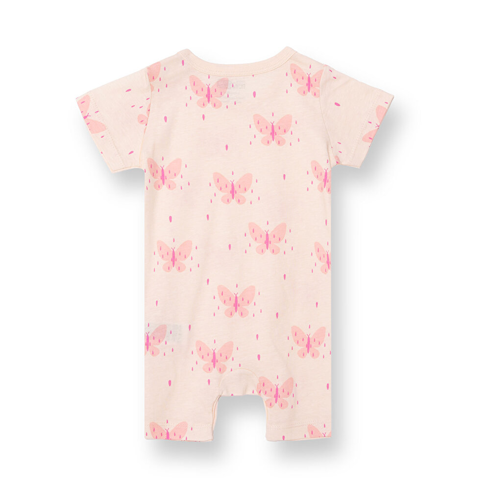 Kız Bebek Tulum Çıtçıtlı Süprem Bisiklet Yaka