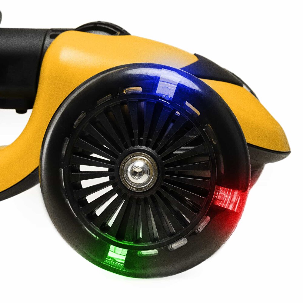 Funride Oturmalı Işıklı Scooter Turuncu