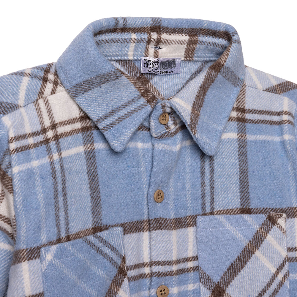 Erkek Bebek Polar Pantolon Modelli Yaka Lastikli Paça