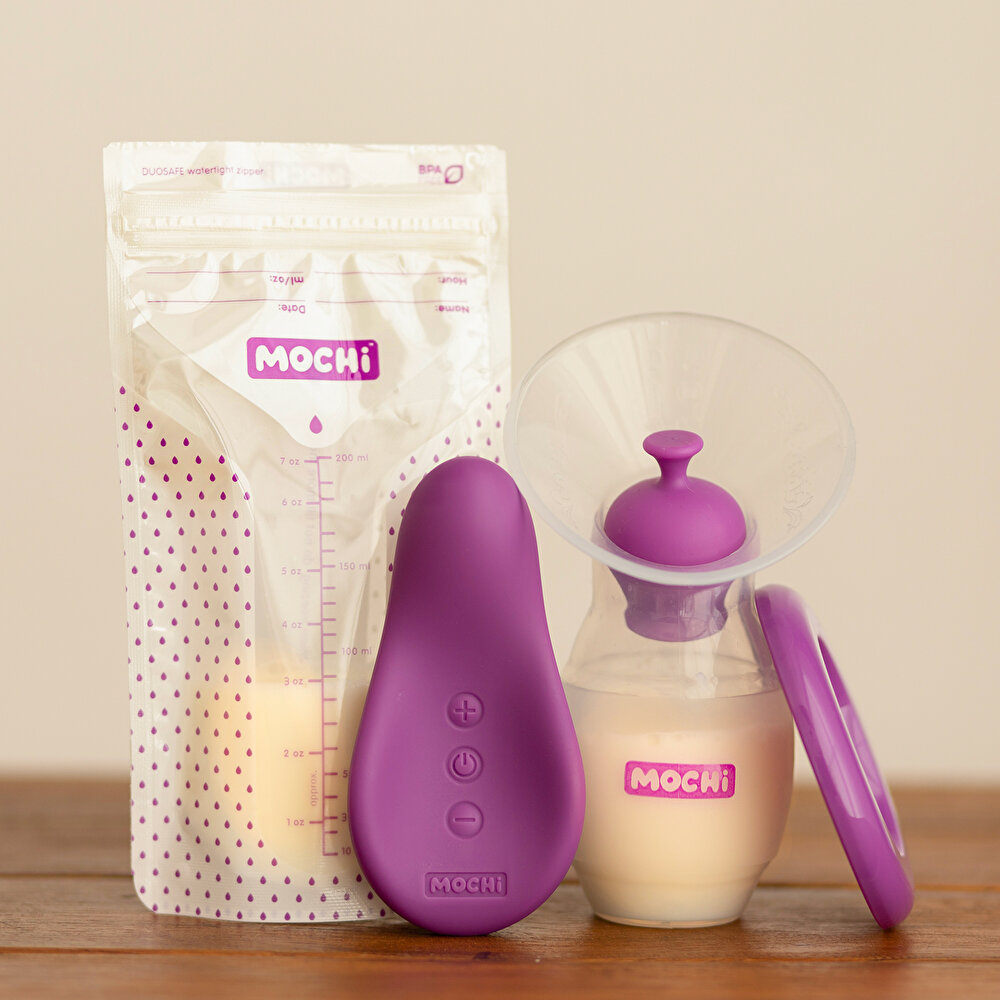 Tekli Manuel Göğüs Pompası ve 25'li Anne Sütü Saklama Poşeti