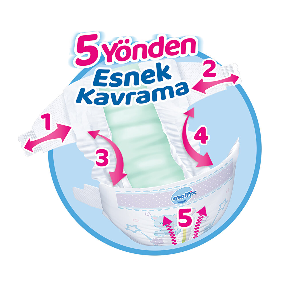 Bebek Bezi 5 Beden Junior Fırsat Paketi 11-18 kg 48 adet