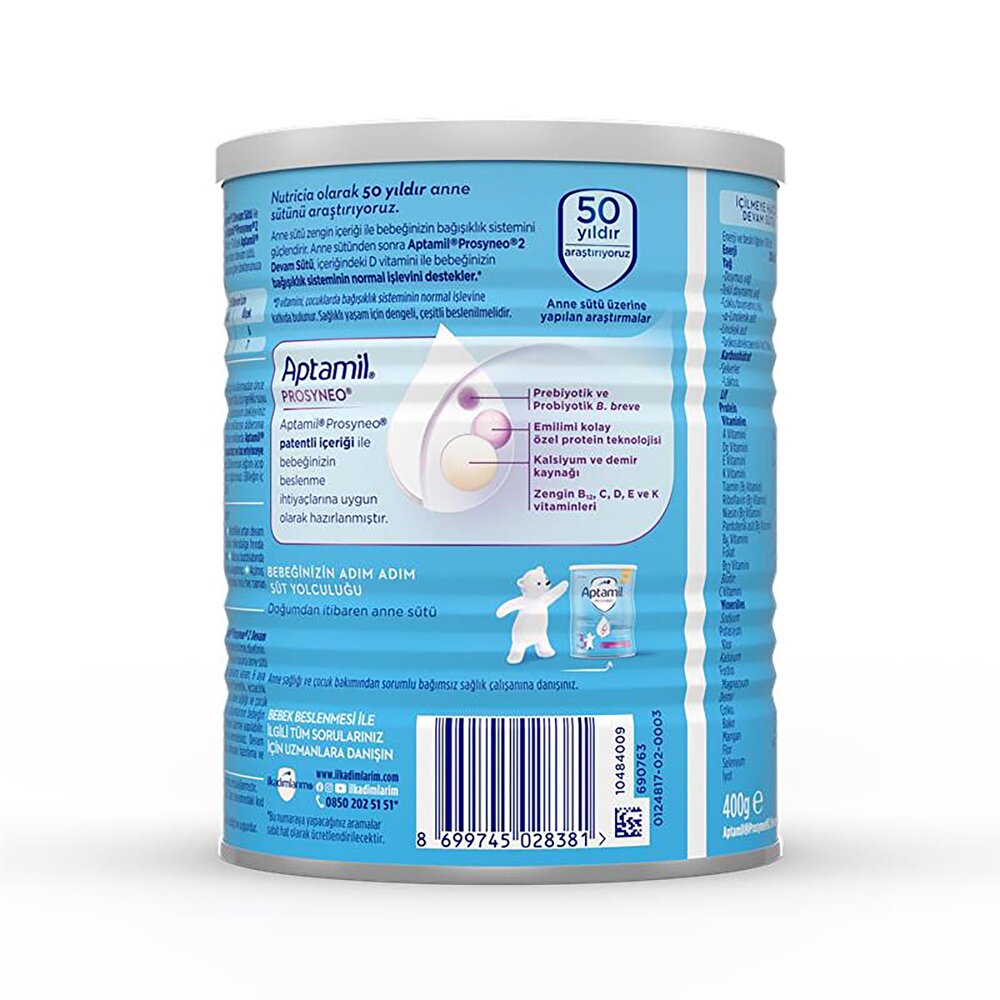 2 Devam Sütü Prosyneo 400 gr