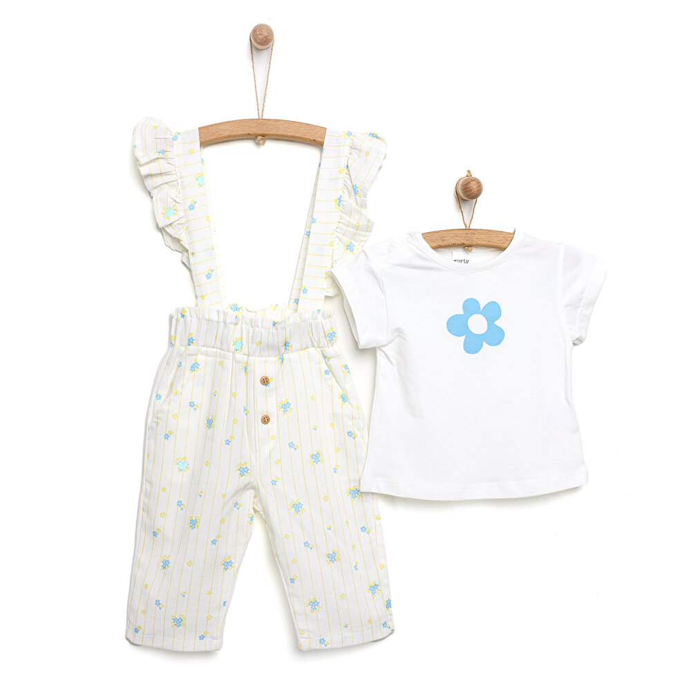 Baby in Bloom Salopet-Tshirt Kız Bebek