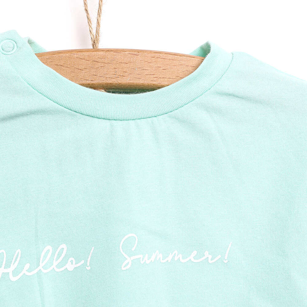 Baby in Bloom Tshirt-Tayt Kız Bebek