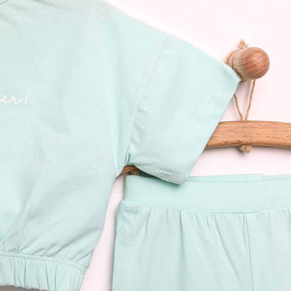 Baby in Bloom Tshirt-Tayt Kız Bebek