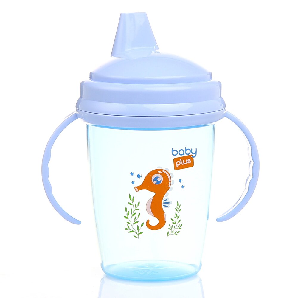 Akıtmaz PP Alıştırma Bardağı 6+ Ay 230 ml Mavi