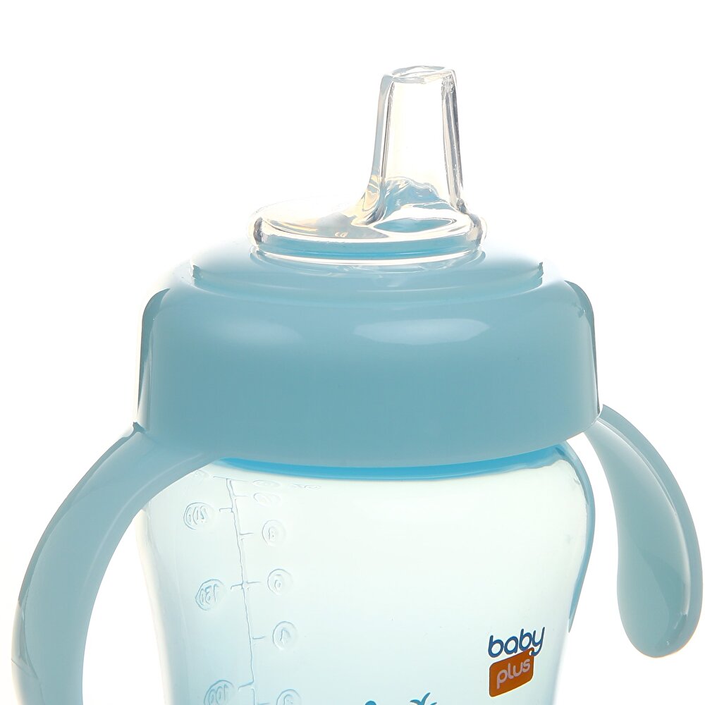 Antikolik Kulplu PP Alıştırma Bardağı 6+ Ay 240 ml Mavi