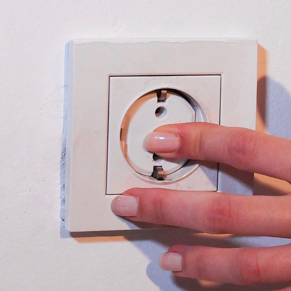 Bebek Güvenlik Priz Kapağı Beyaz 6 Adet