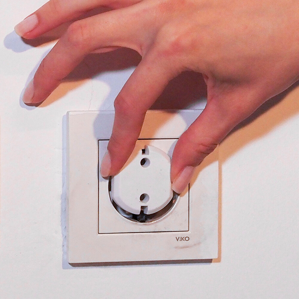 Bebek Güvenlik Priz Kapağı Beyaz 6 Adet