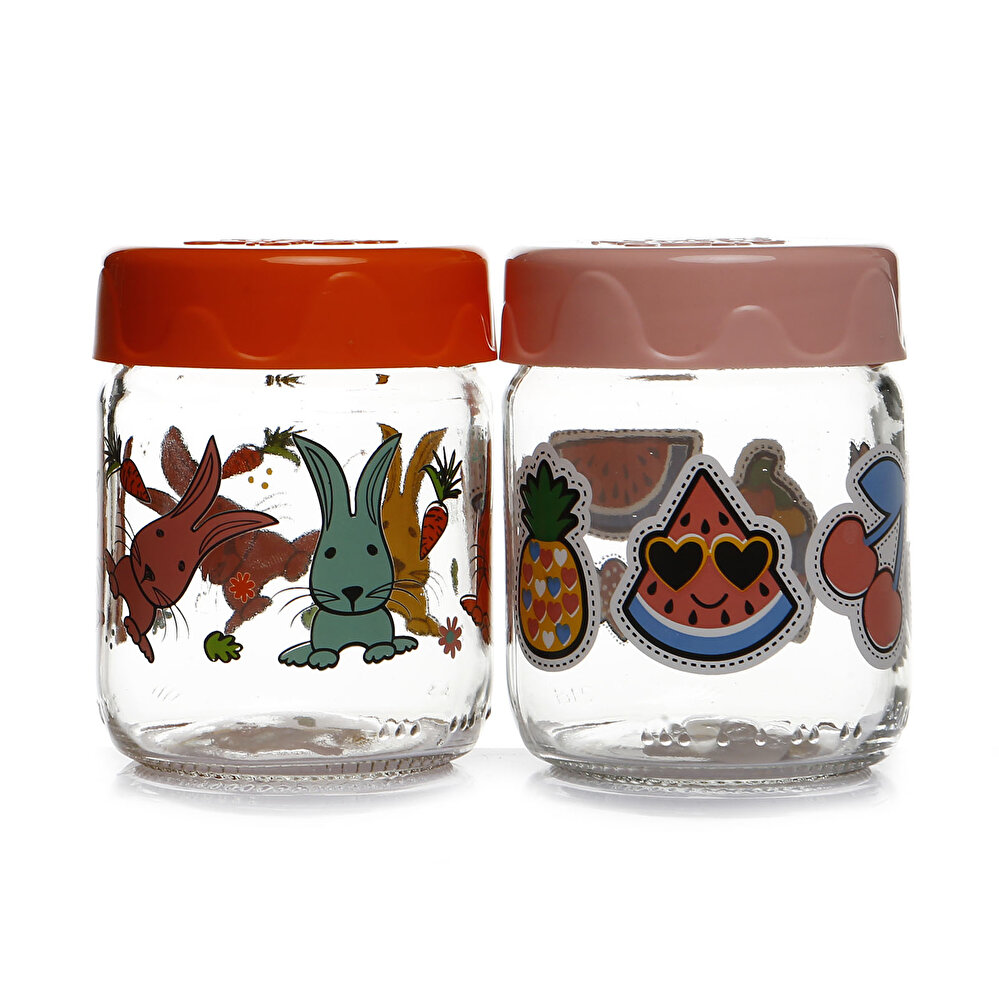 Cam Kavanoz Seti 2'li