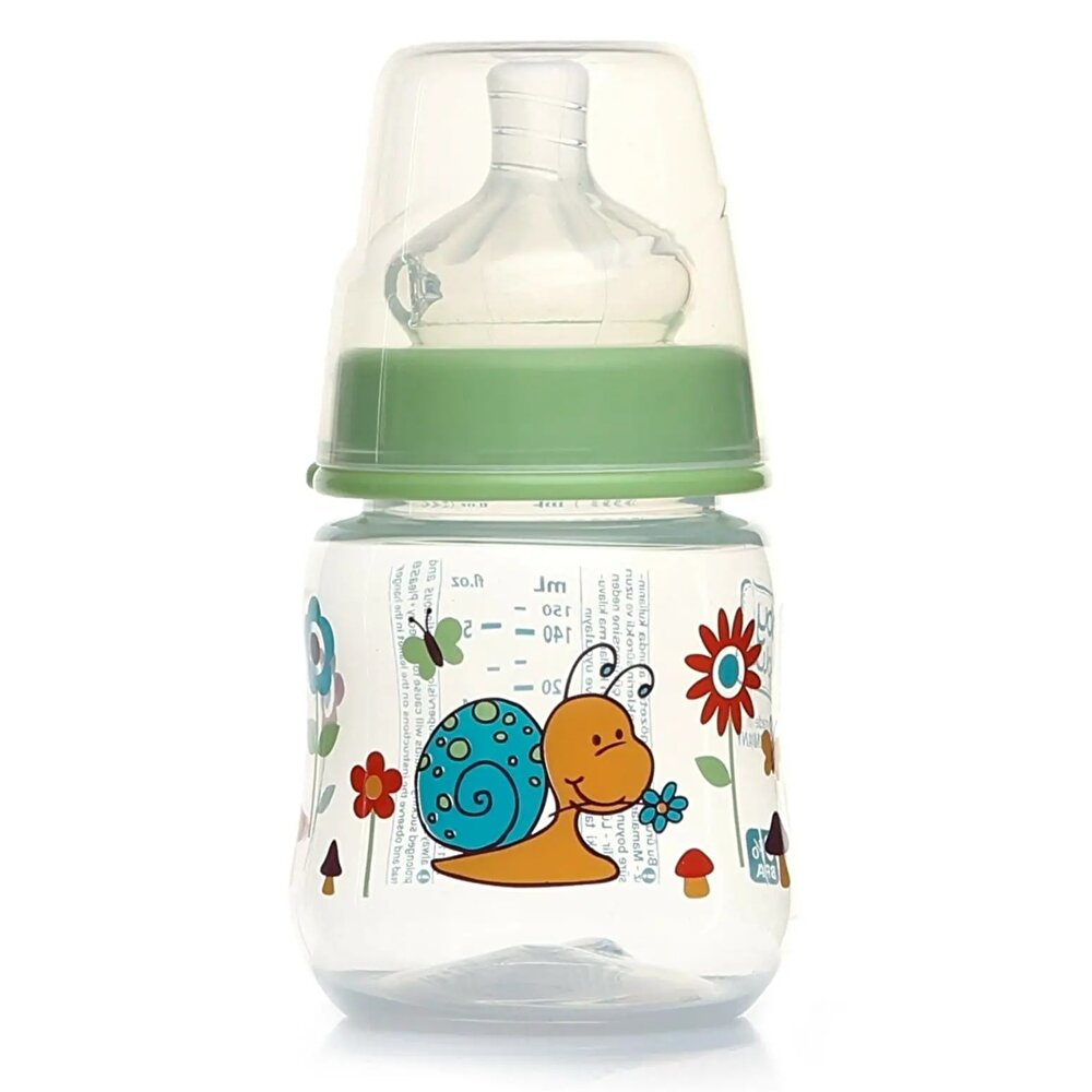 Desenli Geniş PP Biberon 150 ml