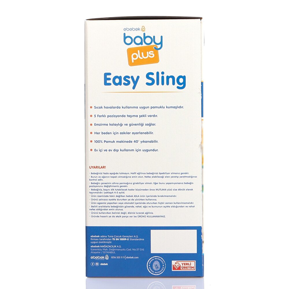 Easy Bebek Ana Kucağı Kanguru Sling